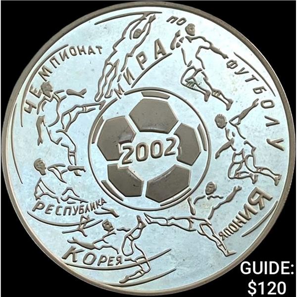 2002 Russia Silver Rouble UNCIRCULATED