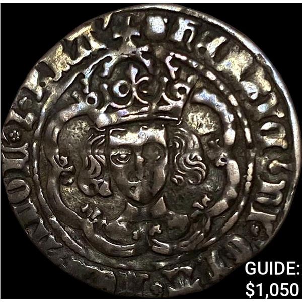 1485-1509 England Silver Groat-Henry VII CLOSELY UNCIRCULATED