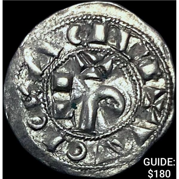 1148-1249 French Feudal Silver Obol CHOICE AU