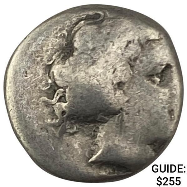 Greece Campania, Neapolis Silver Didrachm ABOUT UNCIRCULATED