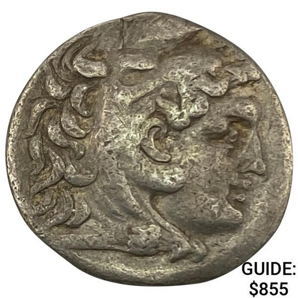 Macedon Alex. III 336-323 BC Silver Tetradrachm NEARLY UNCIRCULATED