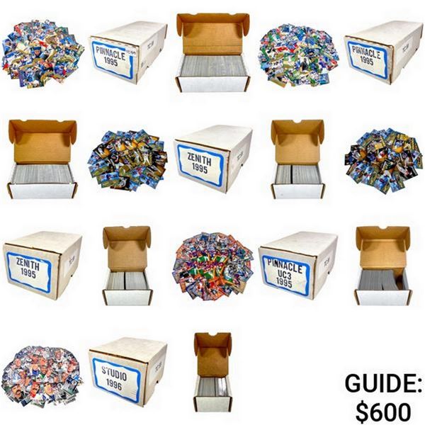 1995-6 Pinnacle/Sportflix UC3/Studio/Zenith [1497 Cards]