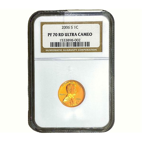 2006-S Lincoln Memorial Cent NGC PF70 RD Ultra Cameo