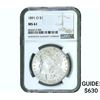 Image 1 : 1891-O Morgan Silver Dollar NGC MS61