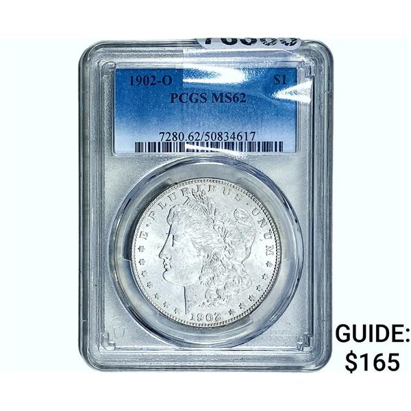 1902-O Morgan Silver Dollar PCGS MS62