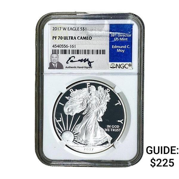 2017-W Silver Eagle NGC PF70 Ultra Cameo