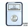 Image 1 : 1941 Washington Silver Quarter NGC MS66