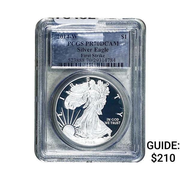 2014-W Silver Eagle PCGS PR70 DCAM