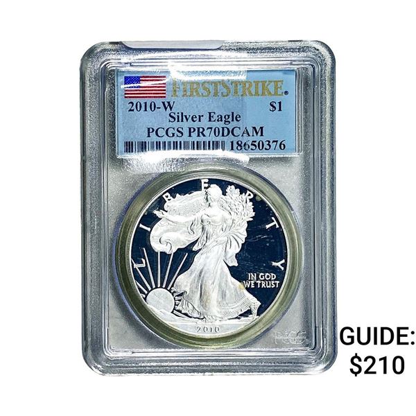 2010-W Silver Eagle PCGS PR70 DCAM
