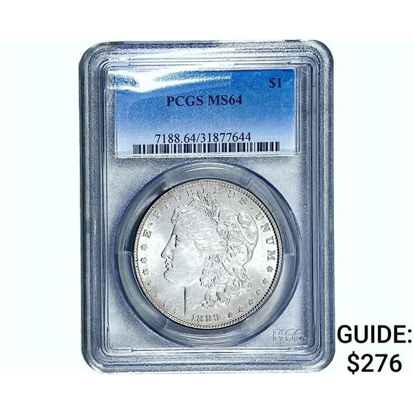 1889 Morgan Silver Dollar PCGS MS64