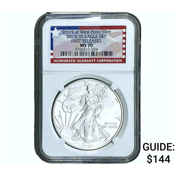 2013-W Silver Eagle NGC MS70