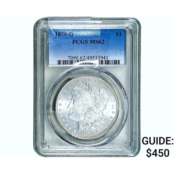 1879-O Morgan Silver Dollar PCGS MS62