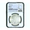 Image 1 : 1923 Silver Peace Dollar NGC MS61