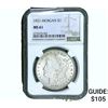 Image 1 : 1921 Morgan Silver Dollar NGC MS61