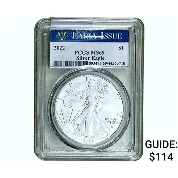 2022 Silver Eagle PCGS MS69