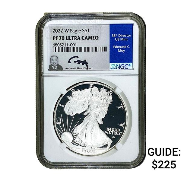 2022-W Silver Eagle NGC PF70 Ultra Cameo