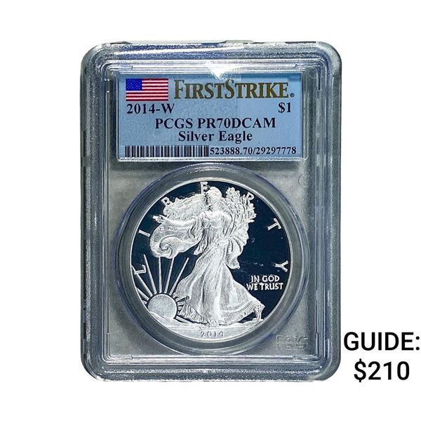 2014-W Silver Eagle PCGS PR70 DCAM