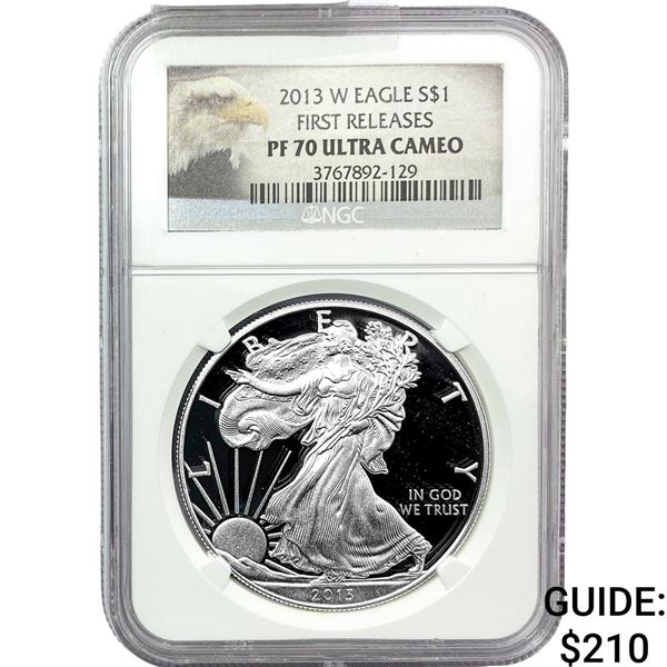 2013-W Silver Eagle NGC PF70 Ultra Cameo