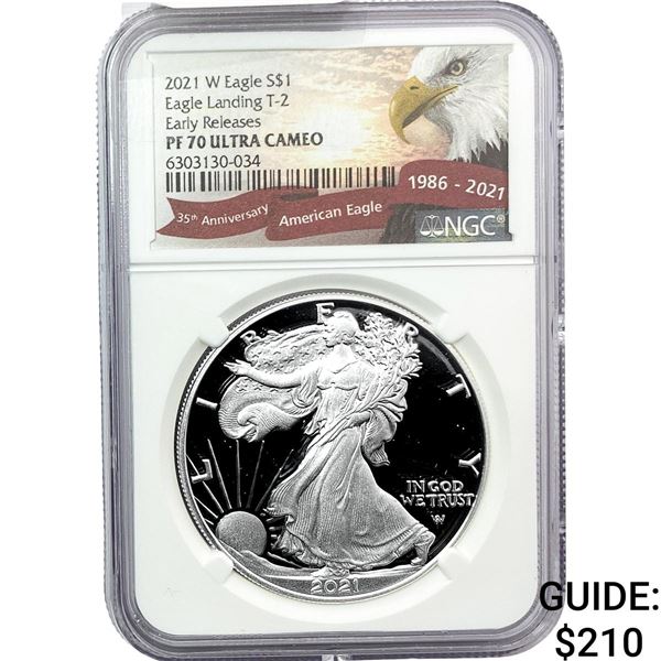 2021-W Silver Eagle NGC PF70 Ultra Cameo