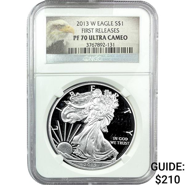 2013-W Silver Eagle NGC PF70 Ultra Cameo