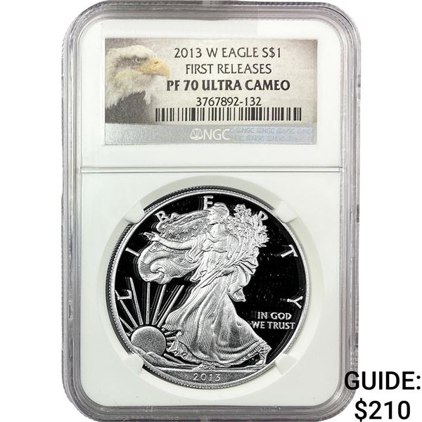 2013-W Silver Eagle NGC PF70 Ultra Cameo