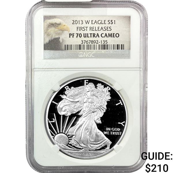 2013-W Silver Eagle NGC PF70 Ultra Cameo