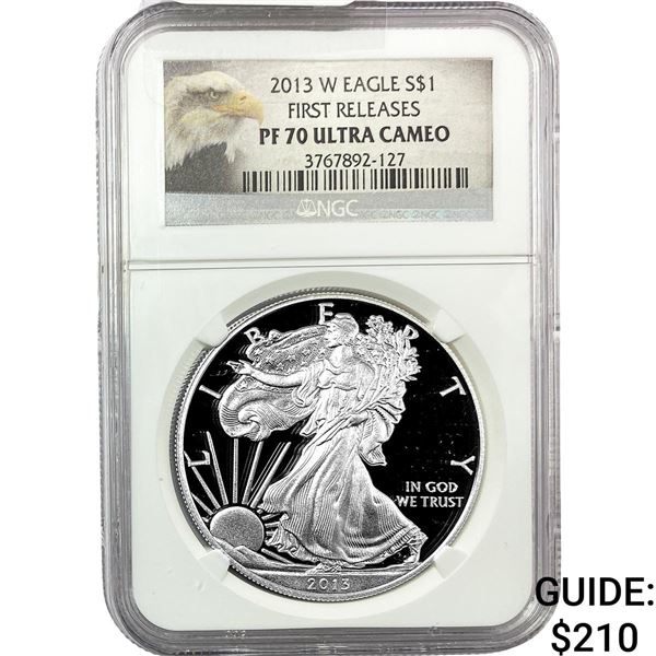 2013-W Silver Eagle NGC PF70 Ultra Cameo