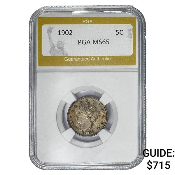 1902 Liberty Victory Nickel PGA MS65