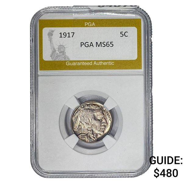 1917 Buffalo Nickel PGA MS65