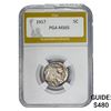 Image 1 : 1917 Buffalo Nickel PGA MS65