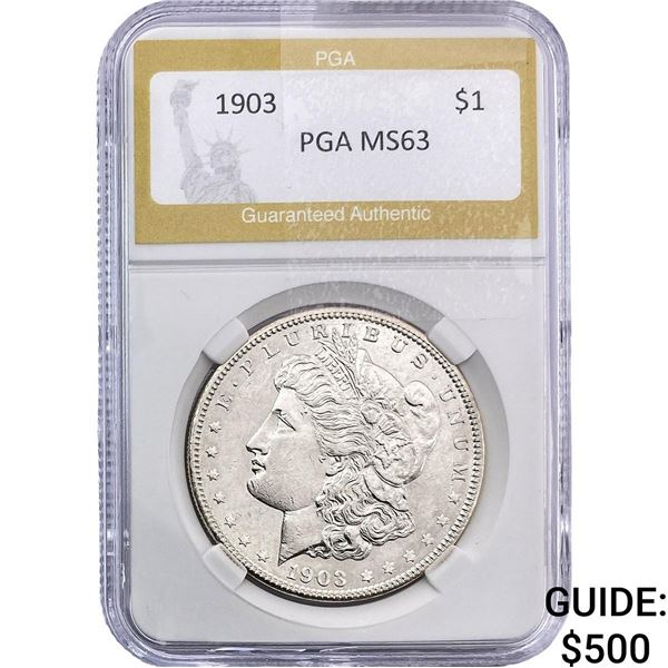 1903 Morgan Silver Dollar PGA MS63
