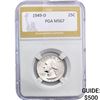 Image 1 : 1949-D Washington Silver Quarter PGA MS67