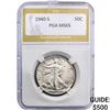 Image 1 : 1940-S Walking Liberty Half Dollar PGA MS65
