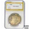 Image 1 : 1898 Morgan Silver Dollar PGA MS65