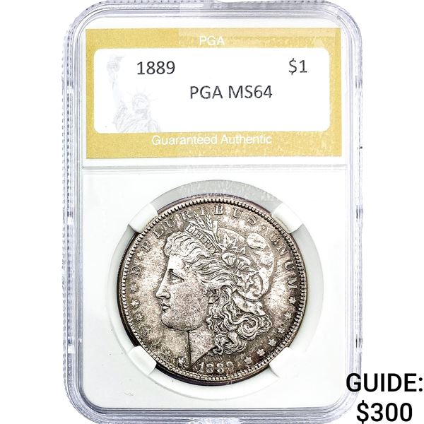 1889 Morgan Silver Dollar PGA MS64