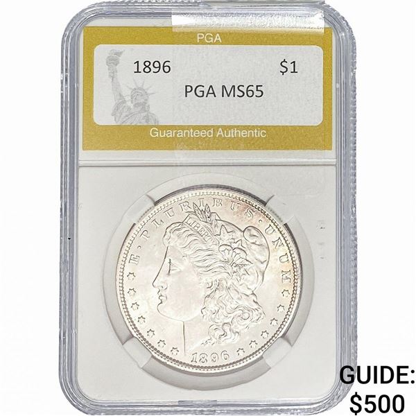 1896 Morgan Silver Dollar PGA MS65