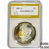 Image 1 : 1881-S Morgan Silver Dollar PGA MS66+ PL