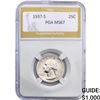 Image 1 : 1937-S Washington Silver Quarter PGA MS67