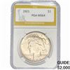 Image 1 : 1921 Silver Peace Dollar PGA MS64