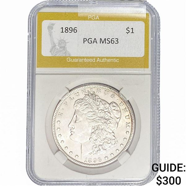 1896 Morgan Silver Dollar PGA MS63