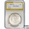 Image 1 : 1882-CC Morgan Silver Dollar PGA MS65