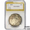 Image 1 : 1890 Morgan Silver Dollar PGA MS65