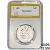 Image 1 : 1857 Seated Liberty Half Dollar PGA MS63
