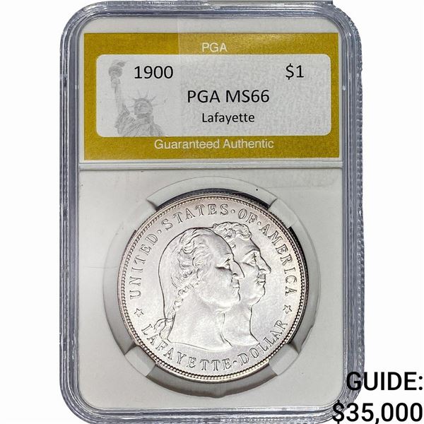 1900 Lafayette Silver Dollar PGA MS66
