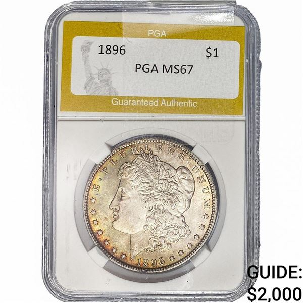 1896 Morgan Silver Dollar PGA MS67