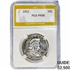 Image 1 : 1952 Franklin Half Dollar PGA PR68