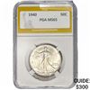 Image 1 : 1940 Walking Liberty Half Dollar PGA MS65