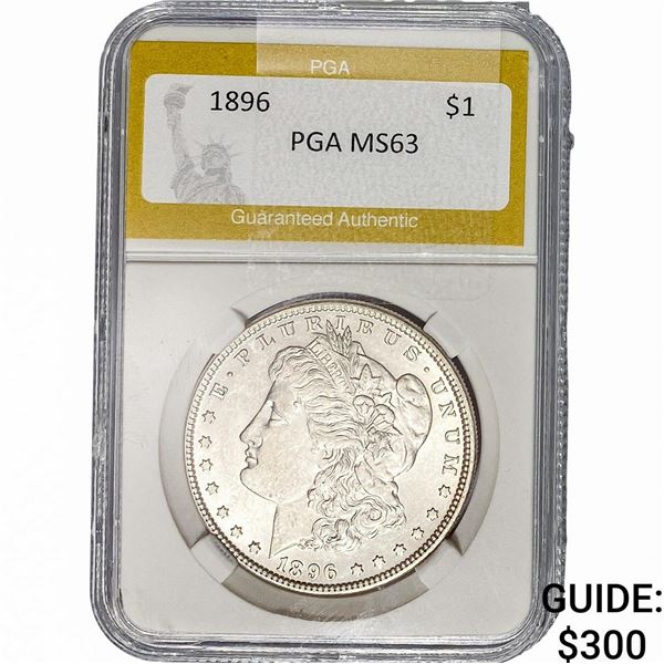 1896 Morgan Silver Dollar PGA MS63
