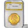 Image 1 : 1904 $20 Gold Double Eagle PGA MS64