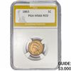 Image 1 : 1863 Indian Head Cent PGA MS66 RED